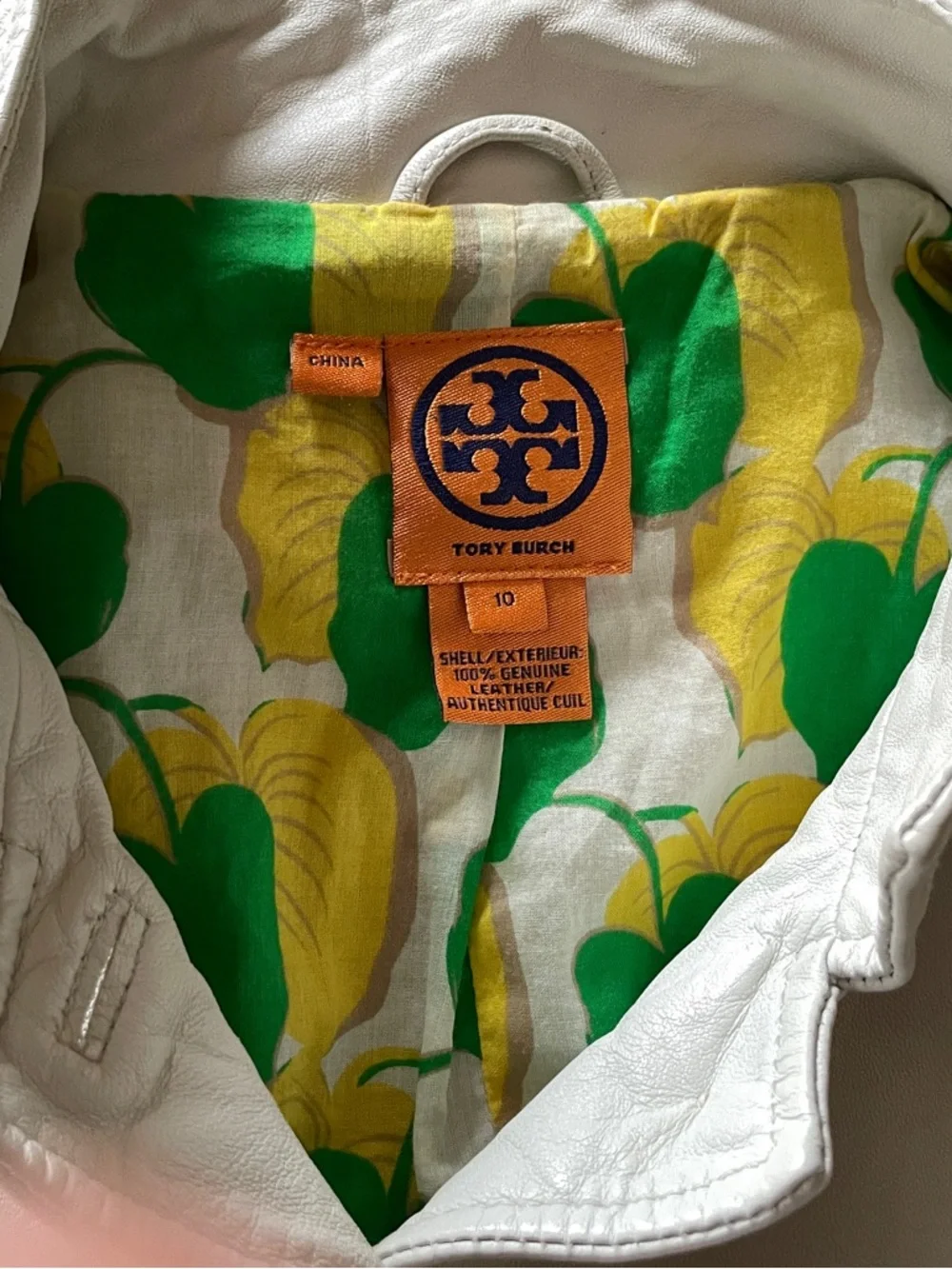 Tory Burch | Sgt Pepper Leather Jacket, Sz 10 fits like 6-8 ♥ Like new